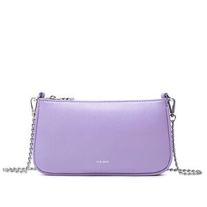 PIXIE MOOD Francine chain shoulder bag | Lavender vegan leather